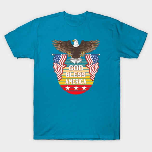 God Bless America T-Shirt by Arrow